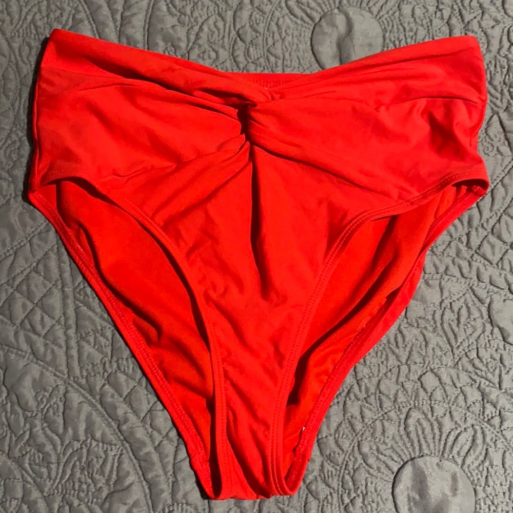 High waisted bikini bottom